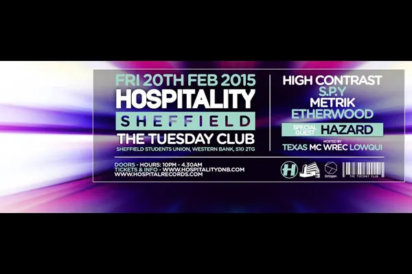 High Contrast, Metrik, S.P.Y, Etherwood, Hazard, Andy H, Texas, MC Wrec, Lowqui, TTC DJs, Displace, F-Tag, Tetraplex