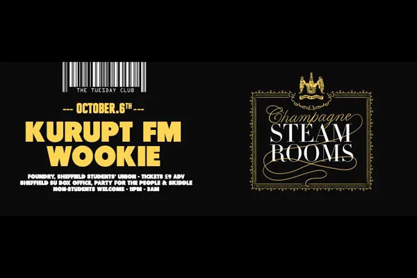 Flyer: GRINDAH, BEATS, CHABUDDY G, DECOY, WOOKIE, DENHAM AUDIO, ANDY H