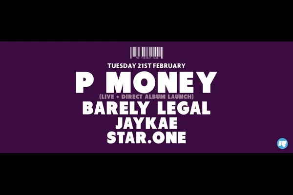 Flyer: Live & Direct Album Tour — P MONEY, BARELY LEGAL, JAYKAE, STAR.ONE, ANDY H