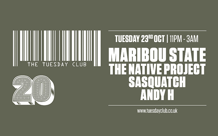 Tuesday 23rd October: Maribou State (DJ Set)