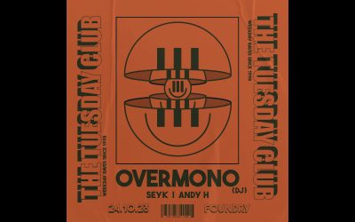 Tue 24th Oct :TTC – Overmono (DJ), Seyk & Andy H